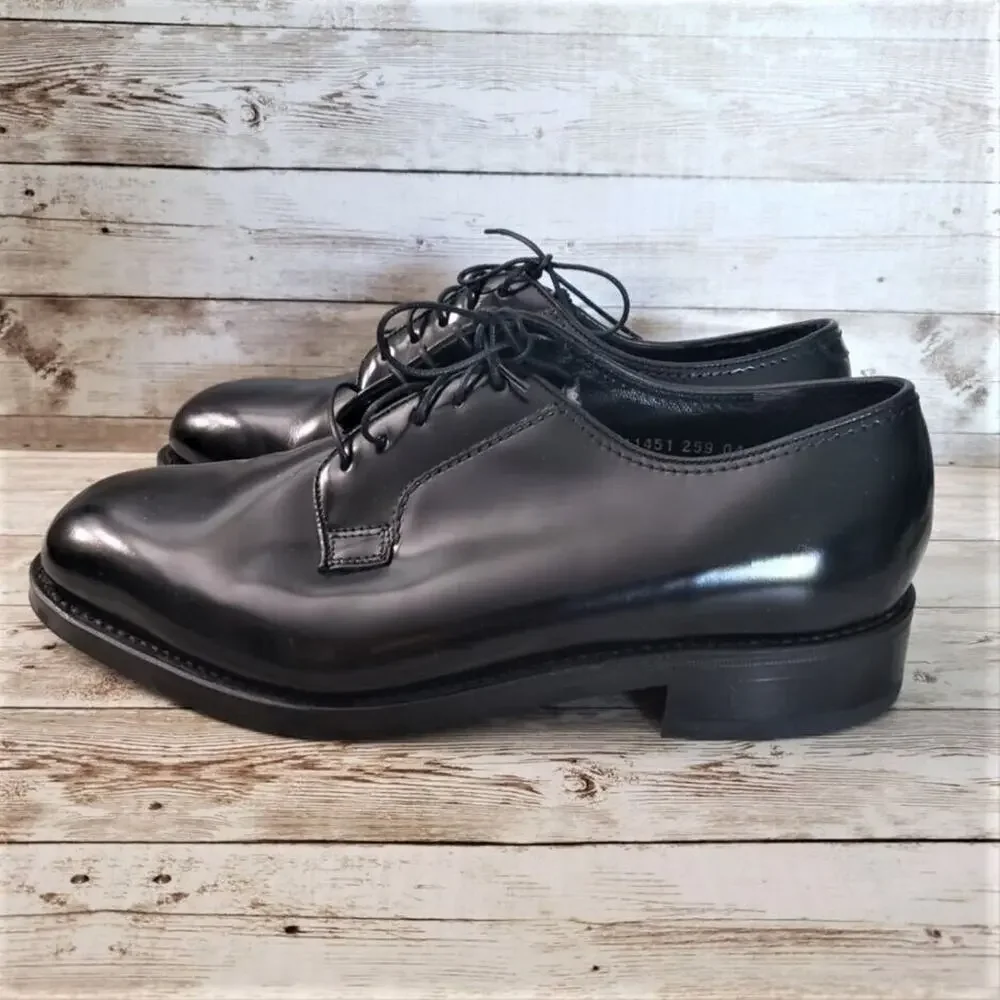 Florsheim Men's Derby Leather Black **One Shoe is Size 7.5, One is Size 8** - Picture 5 of 10